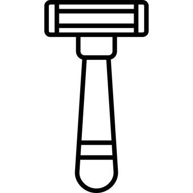 Fırça. Web simgesi vektör illüstrasyonu