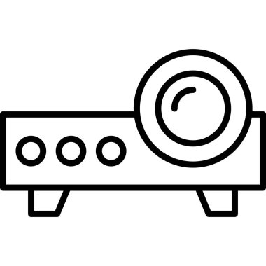 Kamera simgesi. Beyaz arkaplanda izole edilmiş web tasarımı için özet fotoğraf vektörü simgesi