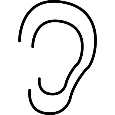 Vektör simgesi resimlemesini dinle