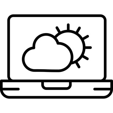 cloud computing. web icon simple design