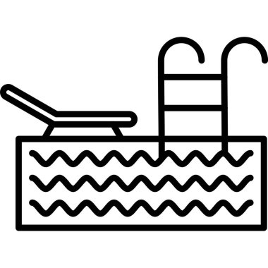 banyo ikonu vektör illüstrasyonu