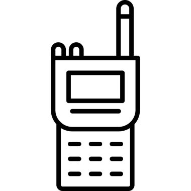 telsiz konuşma vektör simgesi