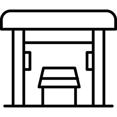 bar dükkanı vektör simgesi