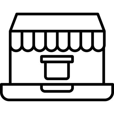 Kart simgesi, basit vektör illüstrasyonu