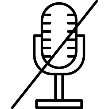 ses stüdyosu simgesi ana hatları biçiminde