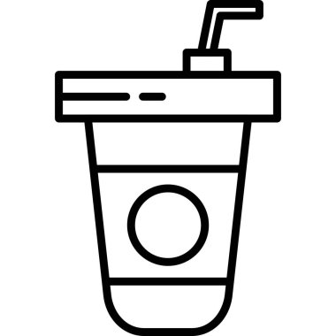 Kahve fincanı simgesi, taslak biçimi