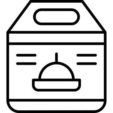 Yemek pişirme simgesi ana hatlarıyla