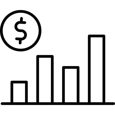 tablo dolar simgesi, özet vektörü