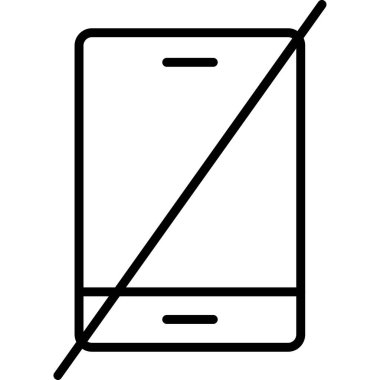 cep telefonu simgesi. vektör illüstrasyonu