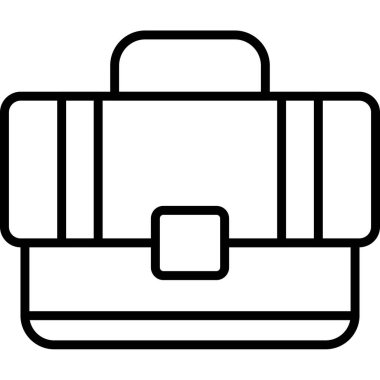 Valiz Simge Vektör İllüstrasyon Tasarımı