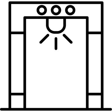 mobilya hattı vektör simgesi