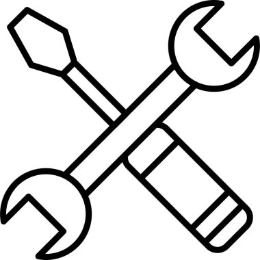 anahtar onarım simgesi ana hat biçiminde araçlar