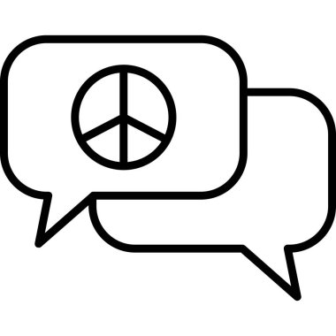 Barış balonu simgesi, özet biçimi