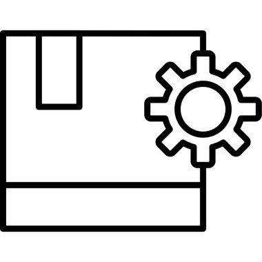 Vites simgesi vektör çizimi tasarımı