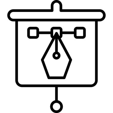 Web simgesi, basit vektör illüstrasyonu