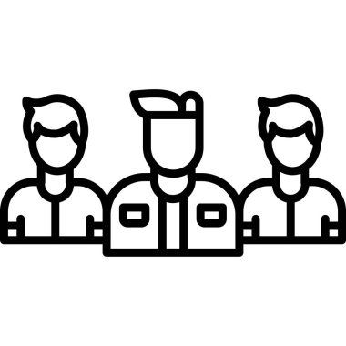 grup insanları simgesi, özet biçimi