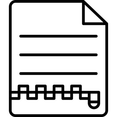 dosya belgesi vektör illüstrasyonu