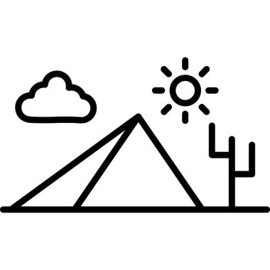 Güneş Simgesi Vektör illüstrasyonu