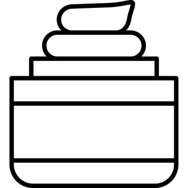 Güzellik ve moda simgelerinin vektör çizimi