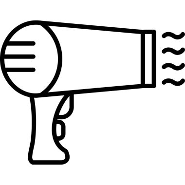 Klima ikonu. Beyaz arkaplanda izole edilmiş web tasarımı için ana hatlı klima vektör simgesi