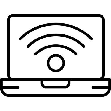 wifi simgesi vektör illüstrasyonu