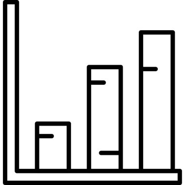 grafik ikonu vektör illüstrasyonu