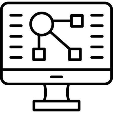 ağ paylaşım simgesi çizimi