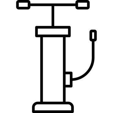Elektrik kablo simgesi, anahat stili