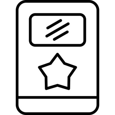 favori simge vektör illüstrasyonu