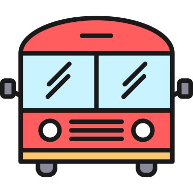 tramvay vektör simgesi modern basit illüstrasyon