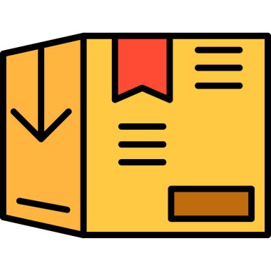 kutu gönderme simgesi - taslak biçimi