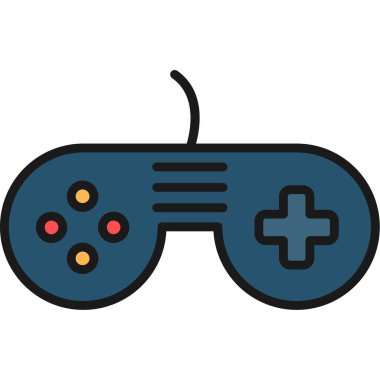 Oyun kolu. Web simgesi basit illüstrasyon