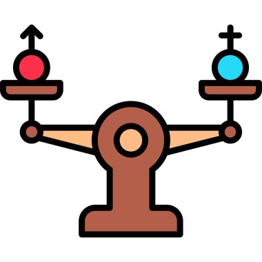 Modern simgenin vektör illüstrasyonu