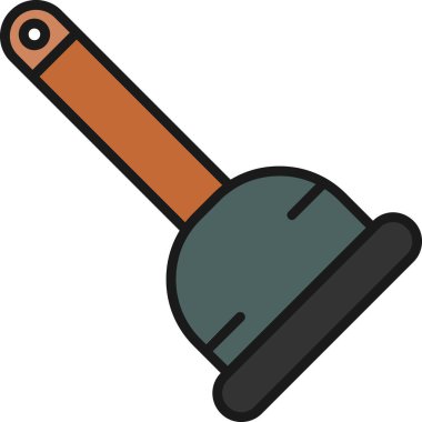 Kürek vektör simgesi modern basit vektör illüstrasyonu