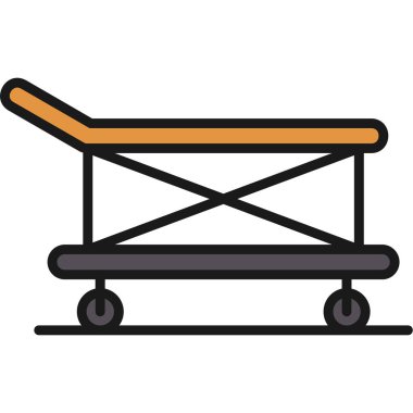 Sepet arabası simgesi taslak biçiminde