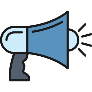 hoparlör simgesi vektör çizim