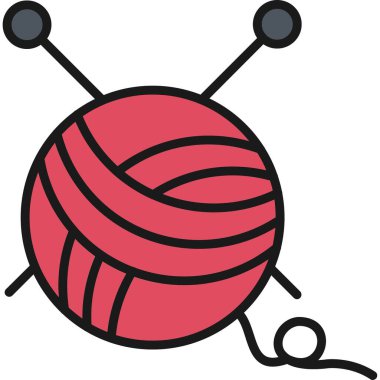 Düz stil voleybol ekipman simgesi