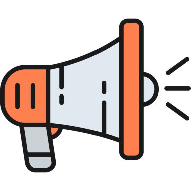 pazarlama sözcüsü megafon simgesi