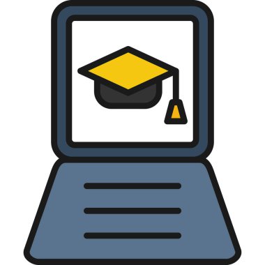 Eğitimde dizüstü bilgisayar simgesi öğrenme - özet biçimi