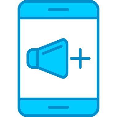 akıllı telefon simgesi vektör illüstrasyonu