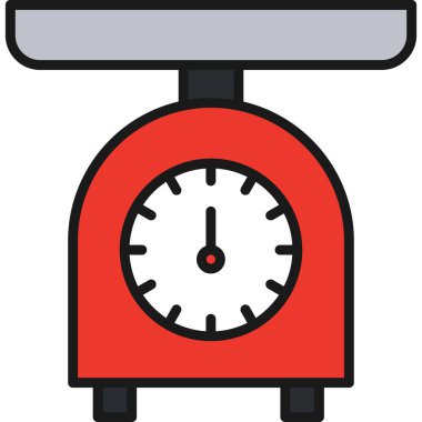 Alarm saat vektör simgesi