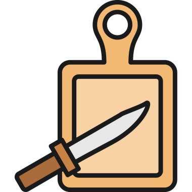 Kılıç. Web simgesi basit illüstrasyon