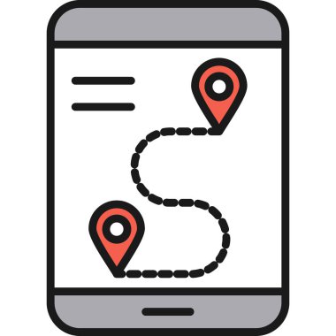 konum GPS harita simgesi