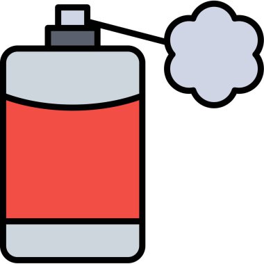 Hava püskürtme kutusu simgesi ana hat biçiminde