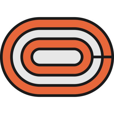 zincir bağlantı simgesi, vektör illüstrasyonu