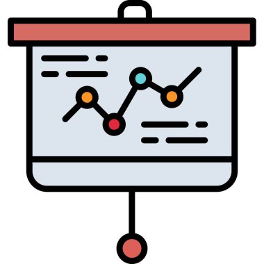iş analiz çizelgesi simgesi