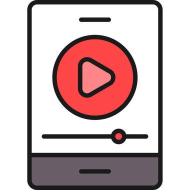 renkli çalma vektörü simgesi