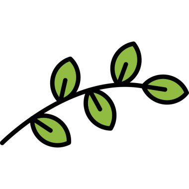 Yaprakların dalları doğada var.