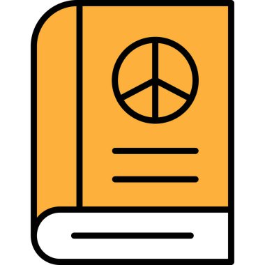 kitap vektörü simgesi modern ve basit satır