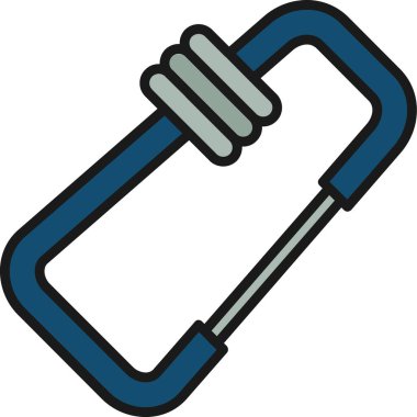 İp tutan bir karikatür elin vektör çizimi